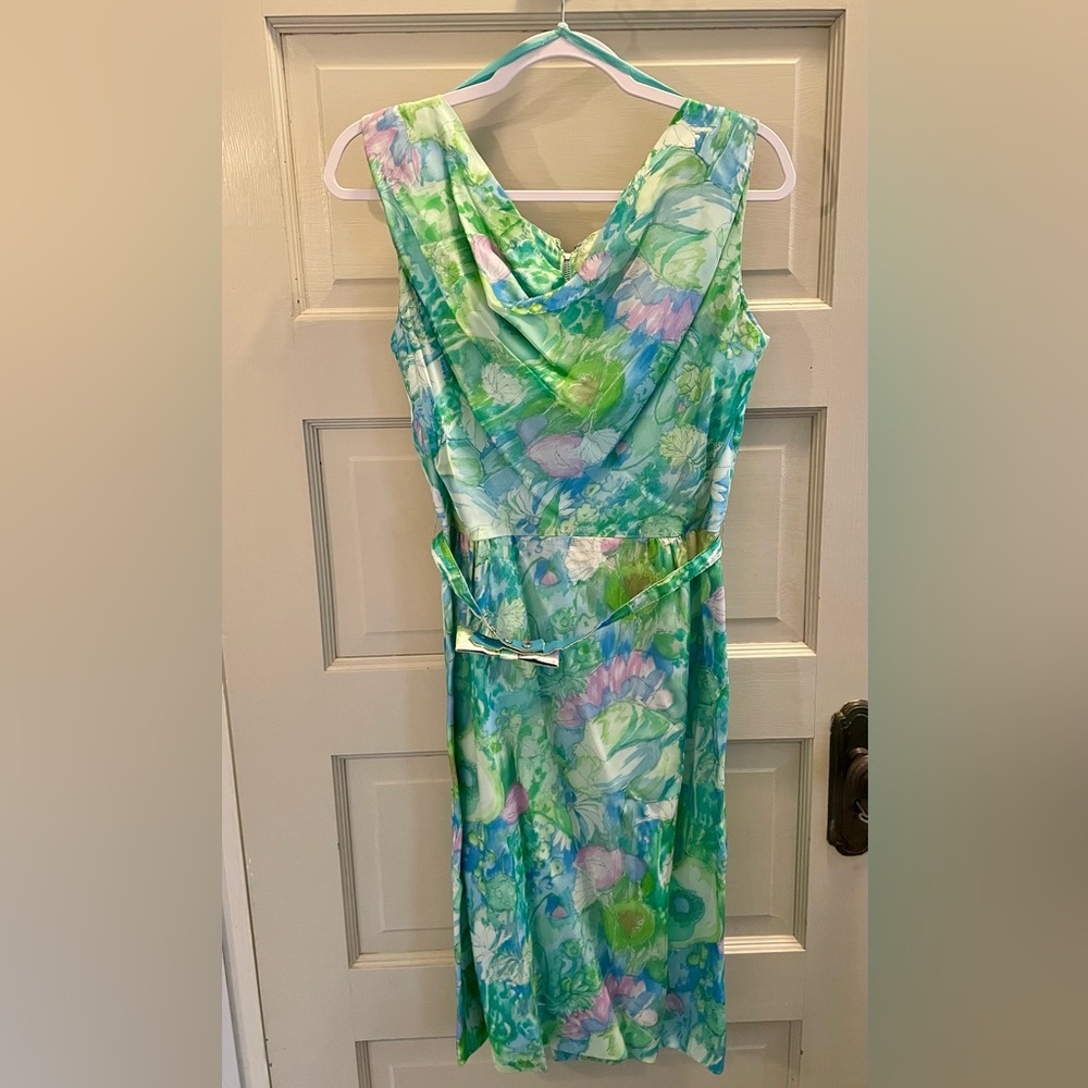 Authentic Vintage Watercolor Dress
